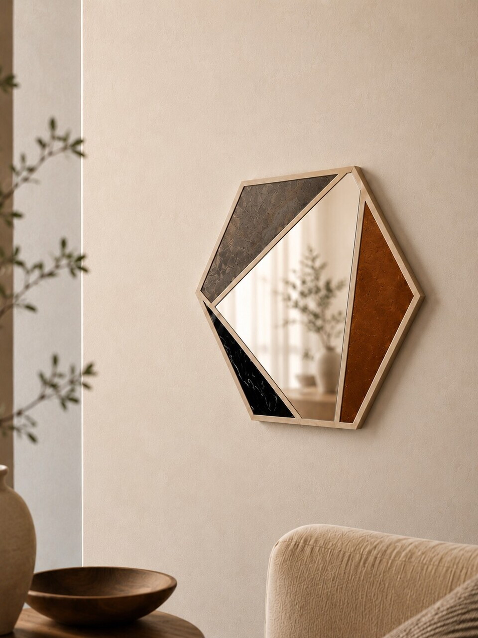 Oglinda decorativa, DM0016, Oglindă acrilică, Multicolor — imaginea 2