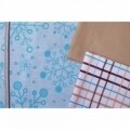 Set 3 prosoape asortate de bucătărie Cyan, multicolor
