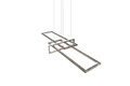 Lustra Salinas, TRIO, 110x40x150 cm, 34W, 1x SMD, metal, argintiu mat