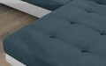 Coltar extensibil dreapta 4 locuri ELTAP, Armd-45, Armando, 289x203x85 cm, lemn/poliester, albastru/alb