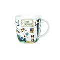 Cana in cutie cadou, His Lordship, Churchill, portelan Fine China, 400 ml