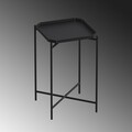 Masuta de cafea, Cerritos, Shb-008, 46x56x46 cm, Metal, Negru