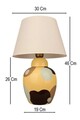 Lampa de masa, L'essentiel Maison, 687HMY2585, Multicolor