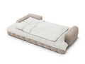 Coltar extensibil stanga 3 locuri, Linz, Cosmopolitan Design, 275x142x84 cm, tesatura structurata, bej sand