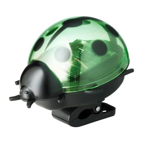 Lampa de gradina Ladybug, Lumineo, 8x6.5x6.2 cm, plastic, verde