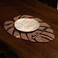 Set suporturi pentru farfurie, Payna, 790PYN1123, Lemn , Produs lucrat manual, Wenge