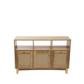 Comoda Notto, Homla, 110x35x72 cm, MDF/ratan, natur