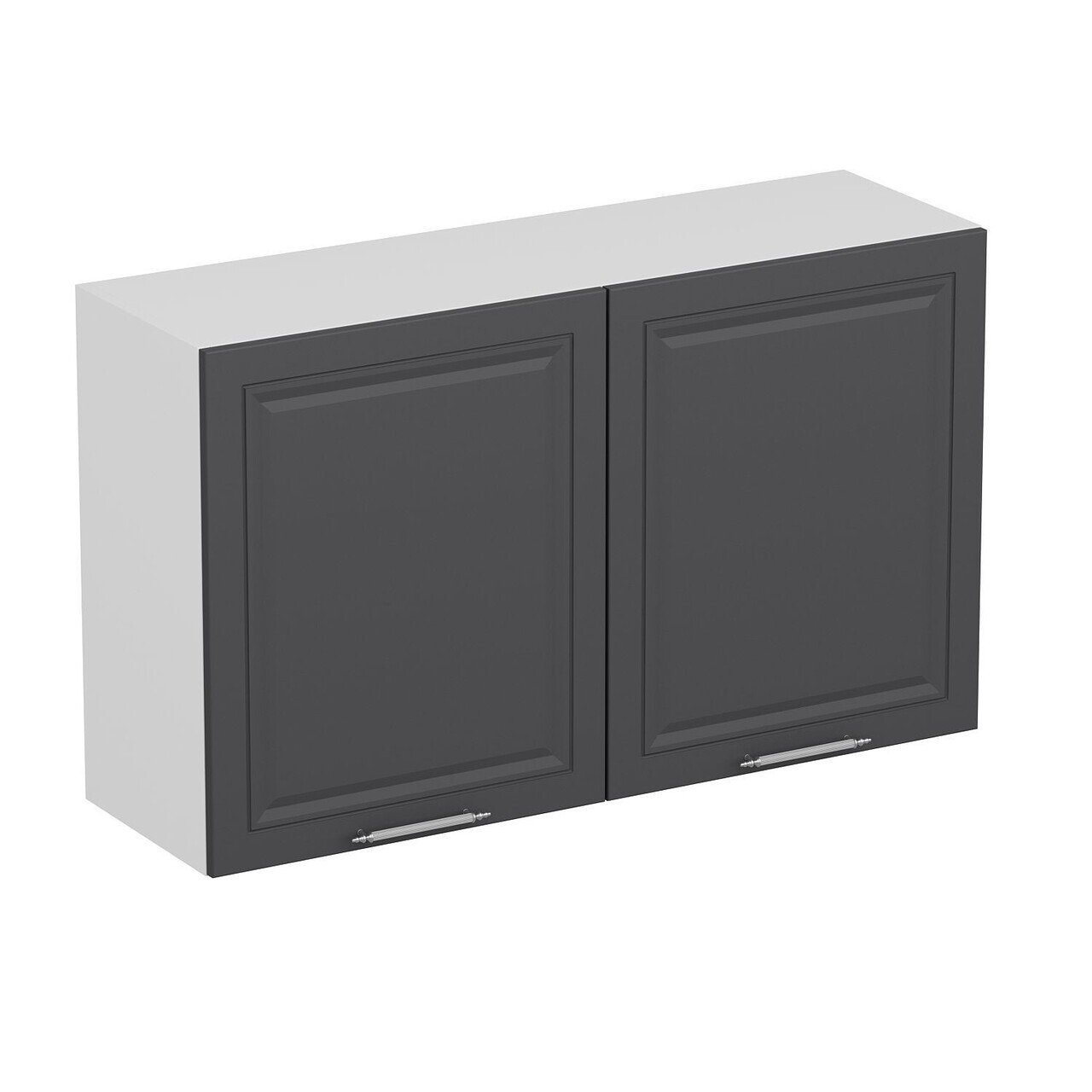 Dulap pentru bucatarie, Hanah Home, Minar, 120x72x37 cm, Alb / Antracit — imaginea 2