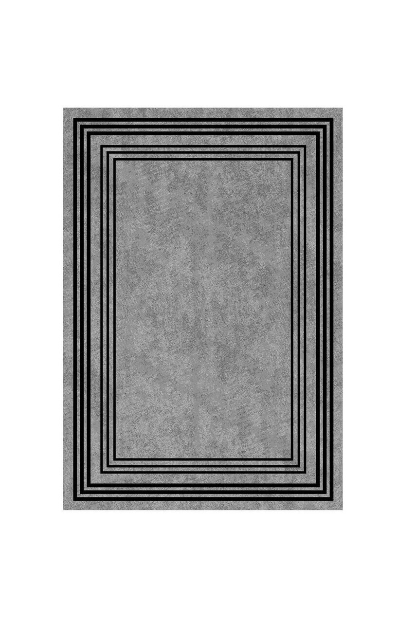 Covor, CLR-7244-HALI-65, 100x250 cm, Poliester, Gri — imaginea 2
