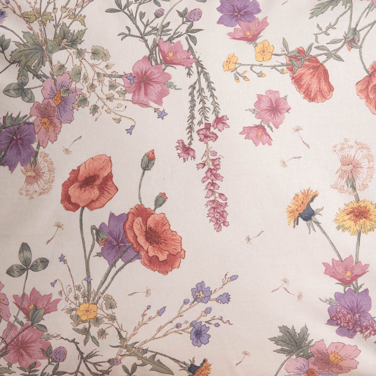 Lenjerie de pat pentru o persoana Meadow Flowers, Homla, 140x200 cm, 2 piese, bumbac, multicolor - view 4