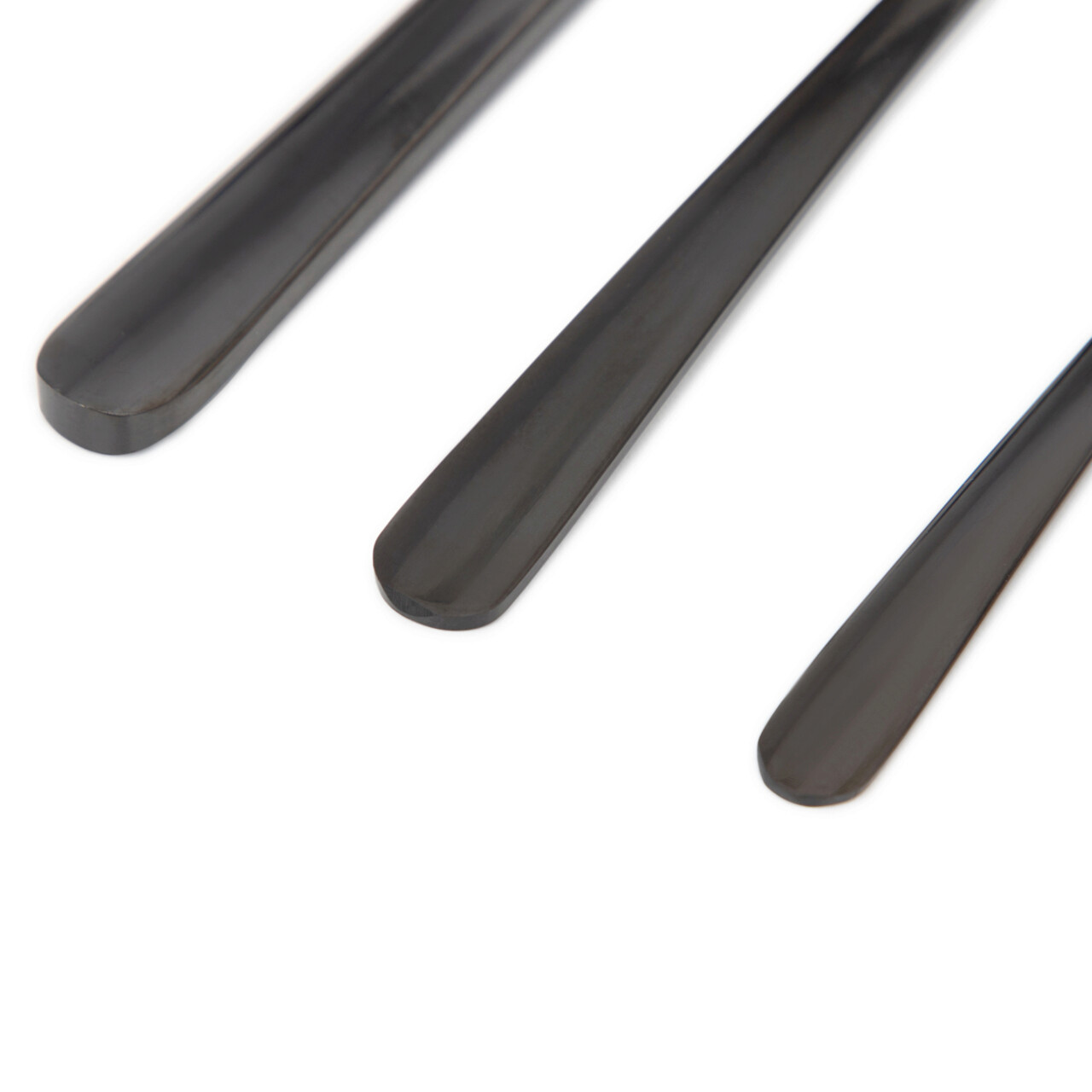 Set tacamuri 24 piese Lugano, Homla, inox 18/0, negru - imagine 9