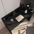 Birou ELTAP, Nevy, 120x60x75 cm, PAL/PVC, negru