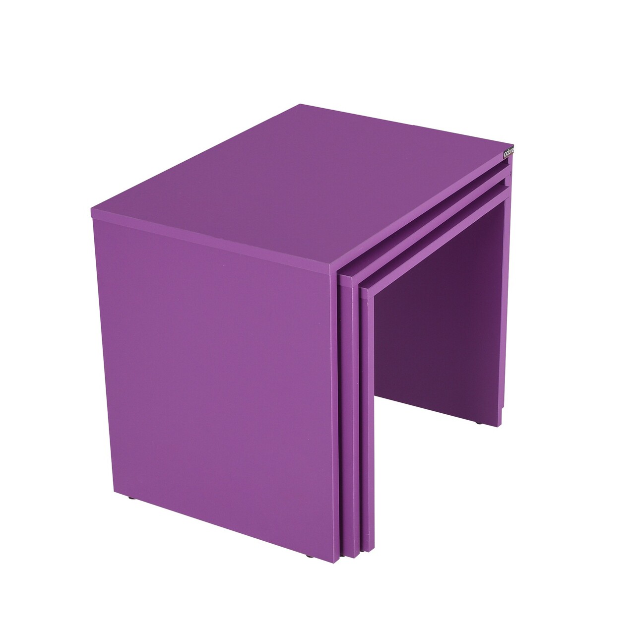 Masute, Hanah Home, Shp-103-Uu-1, 55x47x40 cm, Mov — imaginea 3