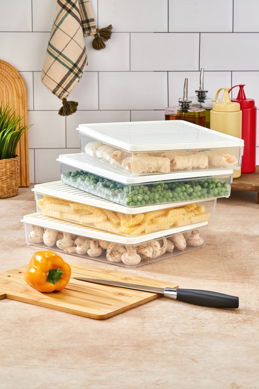 Set recipiente depozitare, Hermia, 452PTR1146, Alb - view 5