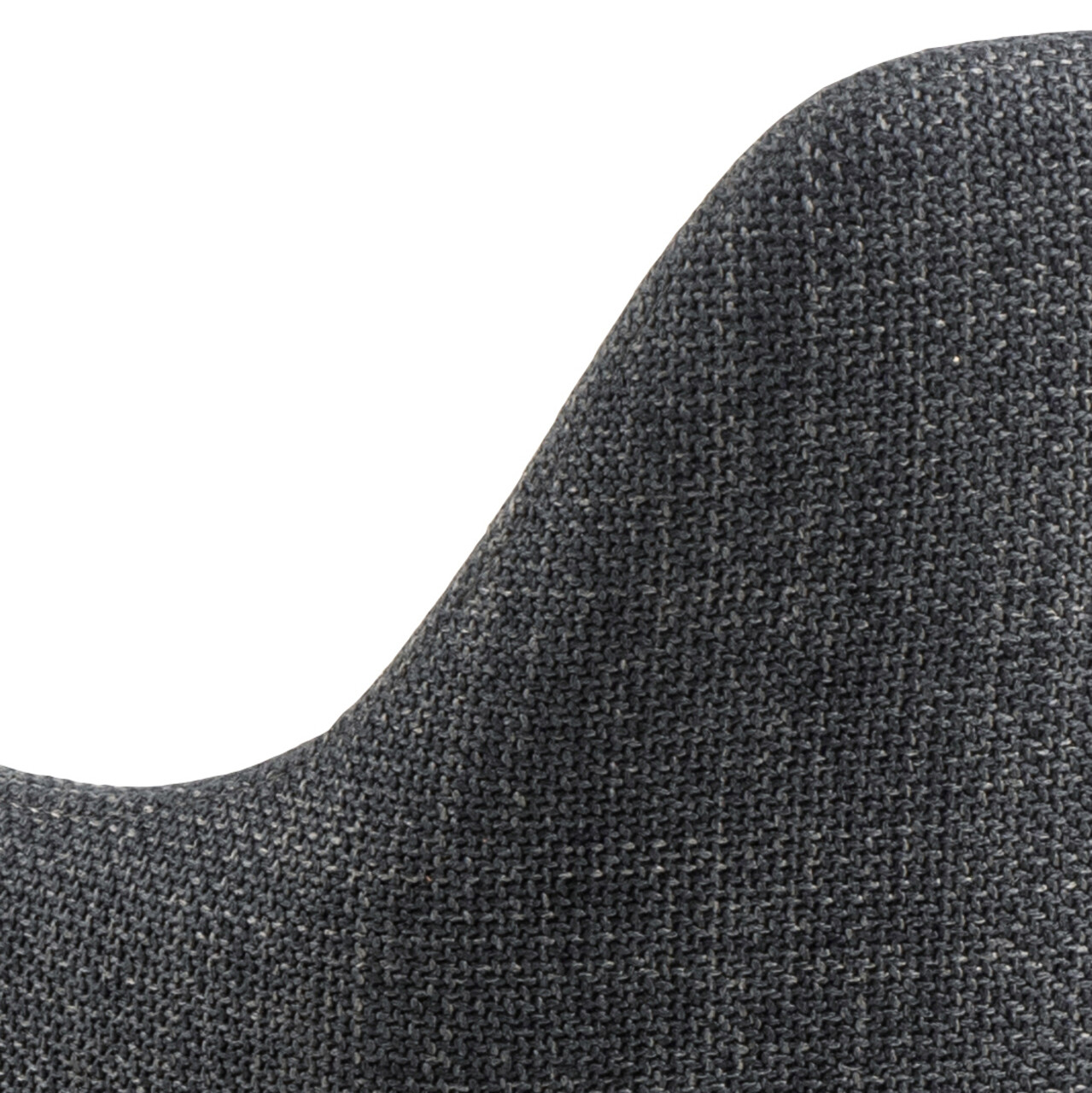Scaun Ilsa, Actona, 54.5x60x84.5 cm, tesatura structurata/otel, gri inchis - view 4