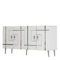 Consola, Olivia, Line KB150, Alb / Argintiu