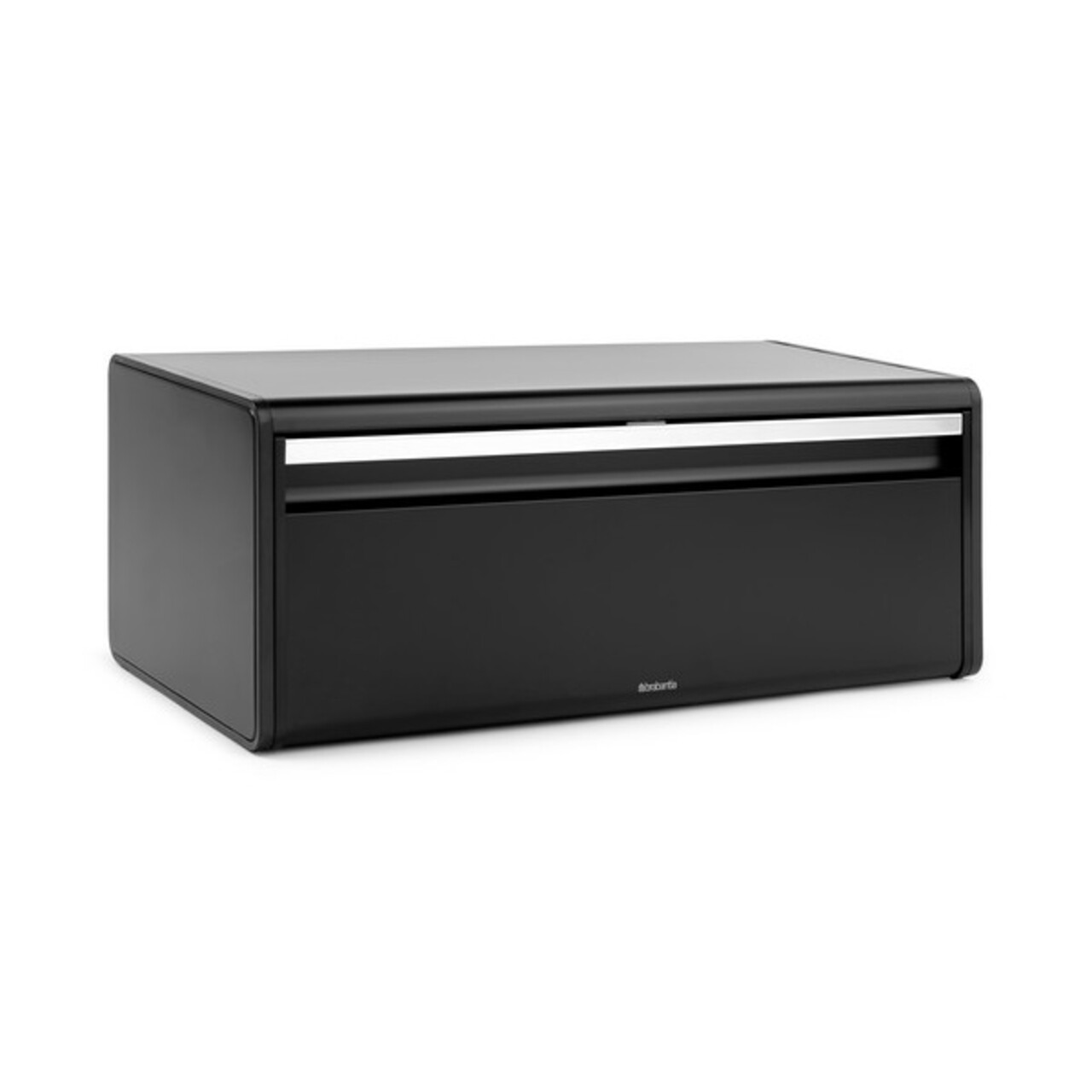 Cutie pentru paine, Brabantia, Fall Front, 46.5x25x18.7 cm, otel, negru mat - imagine 2