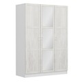 Dulap pentru haine, Minerva, Kale White, 135x210x52 cm, PAL, Alb