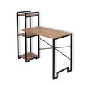 Birou, Puqa Design, Home, 45x120x108 cm, PAL, Pin Atlantic / Negru