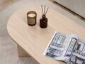 Masuta de cafea, Nordure, Sable, 119x40x60 cm, Stejar Compass