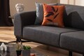 Canapea extensibila cu 3 locuri, Artie, 560ARE2910, Lemn de fag / PAL, Antracit