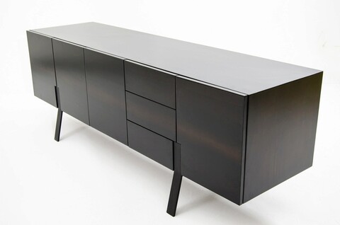 Comoda TV, Massive Design, Pingla, 185x65x50 cm, Maro inchis Massive Design