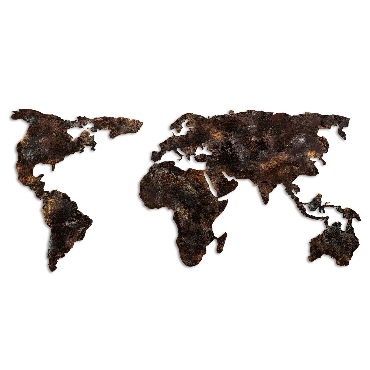 Decoratiune de perete, World Map 25, Lățime: 127 cm Înălțime: 60 cm Adâncime: 1,5 cm, Multicolor - view 5