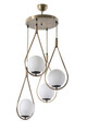 Lustra, Stala, 846STL2869, Metal, Alb / Cupru