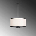 Lustra, Fulgor, 942FLG1642, Metal, Alb/Negru