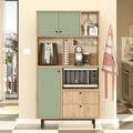 Dulap multifunctional, Locelso, RE3-SY, Stejar / Verde