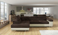 Coltar extensibil stanga 4 locuri, ELTAP, Anton, 272x203x85 cm, lemn/poliester, maro/bej