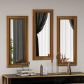 Set 3 oglinzi decorative, Siam, Lavia, MDF , Auriu