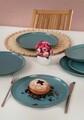 Set farfurii pentru desert, Keramika, 275KRM1851, Ceramica , Nu absoarbe apa, Turcoaz