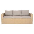 Set mobilier pentru gradina/terasa, Rocco, 5 piese, natur/bej