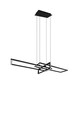 Lustra Salinas, TRIO, 110x40x150 cm, 34W, 1x SMD, metal, negru mat