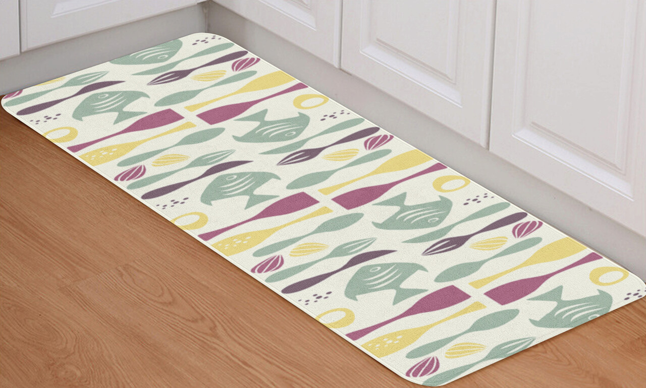 Covor pentru bucatarie, Oyo Concept, sed_carpet_2011, 58 x 115 cm, poliester, multicolor