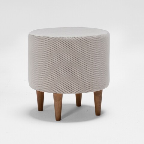 Taburet Fındık 501, Balcab Home, 40×40 Cm, Crem