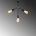Lustra, Tatum, 584TTM1253, Metal, Negru