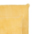Canapea 1 loc Solace, Homla, 91x83x84 cm, MDF/catifea, mustar