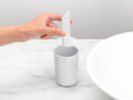 Suport periute si pasta de dinti, Brabantia, White, 7.6x7.6x11 cm, polipropilena, alb