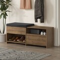 Pantofar, Decortie, Filux Bench, 120.3x51x40.5 cm, PAL, Maro