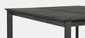 Masa extensibila pentru gradina/terasa Konnor, Bizzotto, 160 x 110/160 x 77.5 cm, aluminiu, gri carbune