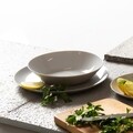 Serviciu de masa 18 piese, Luminarc, Diwali Granit, sticla, gri