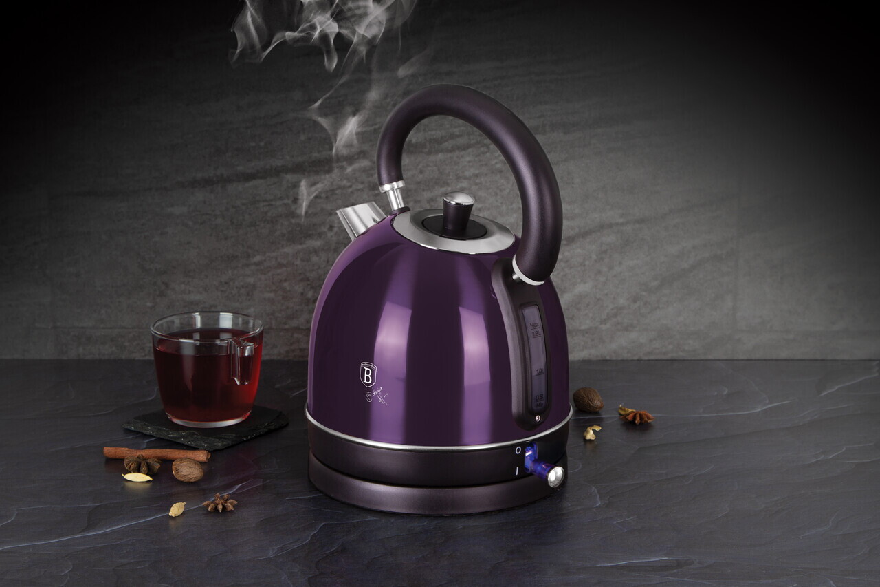 Ceainic electric Berlinger Haus, Purple Eclipse, 1.8 L, inox, mov - imagine 2
