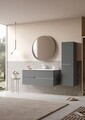 Dulap de baie cu chiuvetă, Hanah Home, Moonlight 120, Gri Mat