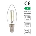 Bec LED, Sage, E14 Düz - White, E14, 4 W, 6500K, 450 Lm, sticla