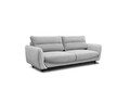 Canapea extensibila 4 locuri ELTAP, SO-SIL-03NU, Silva, 236x95x90 cm, lemn/poliester, gri deschis