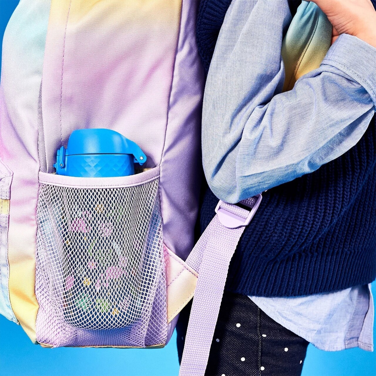 Sticla apa pentru copii, recyclon, 350ml, Flamingos - Ion8 - view 8