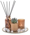 Set aromaterapie Luna sol, 6 piese, sticla, portocaliu