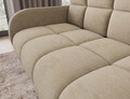 Canapea extensibila 3 locuri ELTAP, Deverio, 154x103x83 cm, lemn/poliester, bej